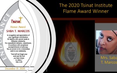The 2020 Tsinat Annual Flame Award